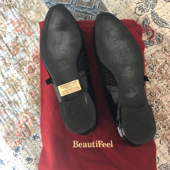 BeautiFeel Mary Jane Patent Leather & Suede Size 39/8.5 - Picture 10 of 11